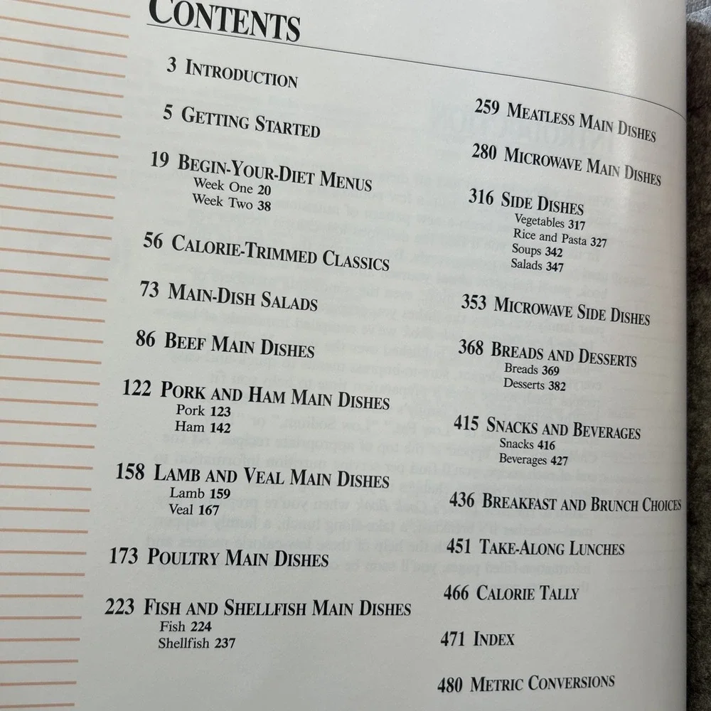 New Dieter's Cookbook By Better Homes &Gardens Editors 1992 Dust Cover Good